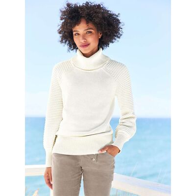 heine Rollkragenpullover ecru 34 female heine Rollkragenpullover ecru 34 female