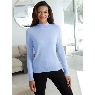 Witt Stehkragenpullover blau-meliert 48/50 female Witt Stehkragenpullover blau-meliert 48/50 female