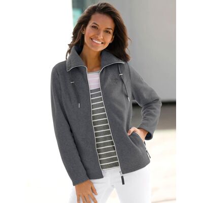 Witt Fleecejacke dunkelgrau-meliert 50 female Witt Fleecejacke dunkelgrau-meliert 50 female