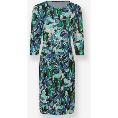Witt Jerseykleid schwarz-aquamarin-bedruckt 24 female Witt Jerseykleid schwarz-aquamarin-bedruckt 24 female