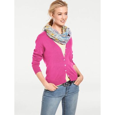 heine Feinstrickjacke pink 34 female heine Feinstrickjacke pink 34 female