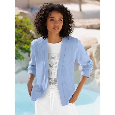 heine Strickjacke eisblau 44 female heine Strickjacke eisblau 44 female