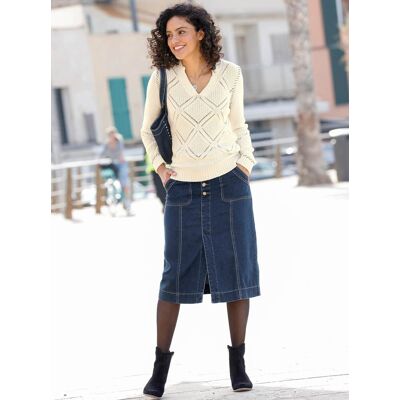 Witt Ajourpullover ecru 36 female Witt Ajourpullover ecru 36 female