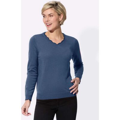 Witt V-Ausschnitt-Pullover jeansblau 40 female Witt V-Ausschnitt-Pullover jeansblau 40 female