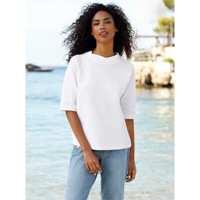 heine Stehkragenshirt ecru 40 female heine Stehkragenshirt ecru 40 female