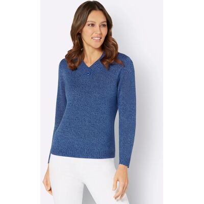 Witt Langarm-Pullover royalblau-bleu-meliert 42 female Witt Langarm-Pullover royalblau-bleu-meliert 42 female
