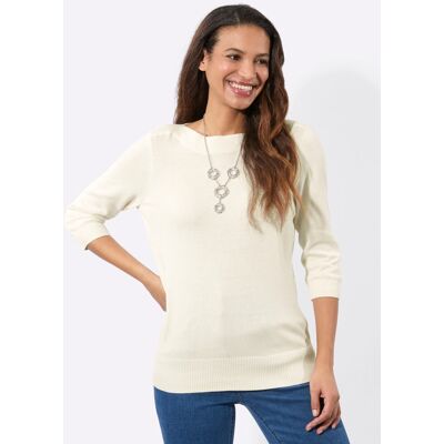 Witt 3/4-Arm-Pullover ecru 54 female Witt 3/4-Arm-Pullover ecru 54 female