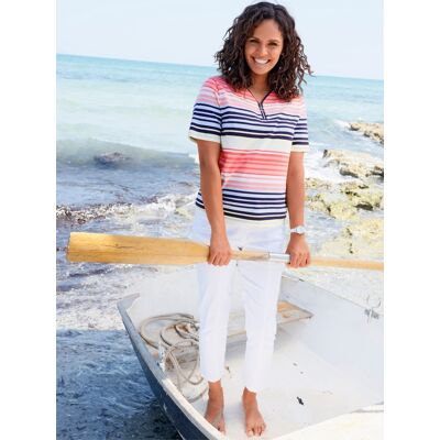 Witt Ringelshirt flamingo-zitrone-geringelt 54 female Witt Ringelshirt flamingo-zitrone-geringelt 54 female