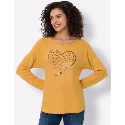 heine Fledermauspullover ocker 42 female heine Fledermauspullover ocker 42 female