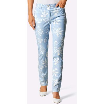 CREATION L PREMIUM Damen, Gr. 44, Blau, Blümchen-Print CREATION L PREMIUM Damen, Gr. 44, Blau, Blümchen-Print