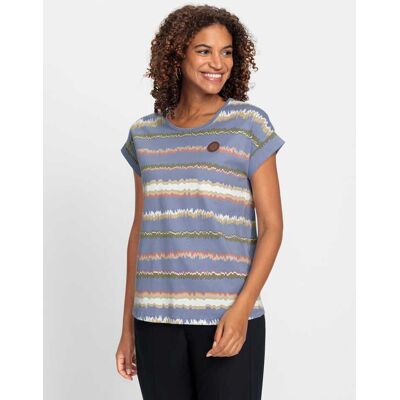 Witt Print-Shirt taubenblau-ecru-bedruckt 38 female Witt Print-Shirt taubenblau-ecru-bedruckt 38 female