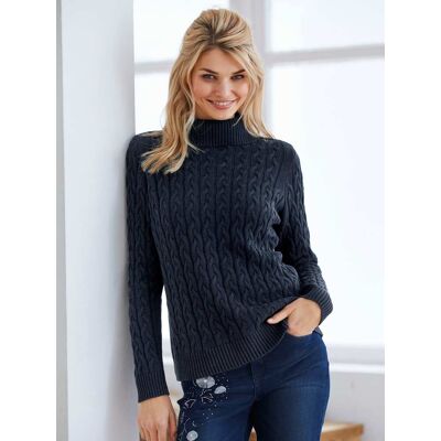 heine Feinstrickpullover marine 44 female heine Feinstrickpullover marine 44 female