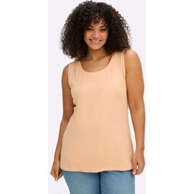sheego Tanktop apricot 50 female sheego Tanktop apricot 50 female