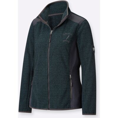 Witt Fleecejacke ozean-anthrazit-meliert 36 female Witt Fleecejacke ozean-anthrazit-meliert 36 female