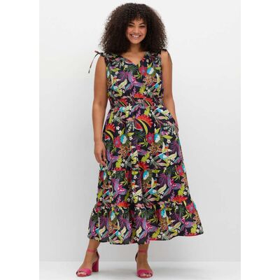 sheego by Joe Browns Maxikleid blau-gemustert 40 female sheego by Joe Browns Maxikleid blau-gemustert 40 female