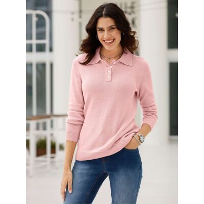Witt Polopullover rosenquarz-meliert 54 female Witt Polopullover rosenquarz-meliert 54 female