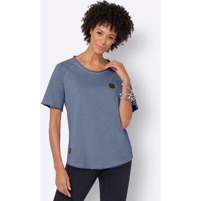 CASUAL LOOKS Modell 48 Blau Rundhals Baumwoll-Sweatshirt CASUAL LOOKS Modell 48 Blau Rundhals Baumwoll-Sweatshirt