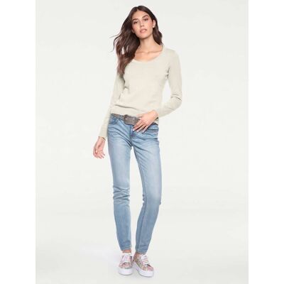 heine Rundhalspullover offwhite 42 female heine Rundhalspullover offwhite 42 female