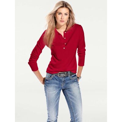 heine Polopullover rot 46 female heine Polopullover rot 46 female