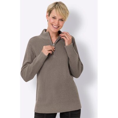 Witt Stehkragenpullover taupe 46 female Witt Stehkragenpullover taupe 46 female