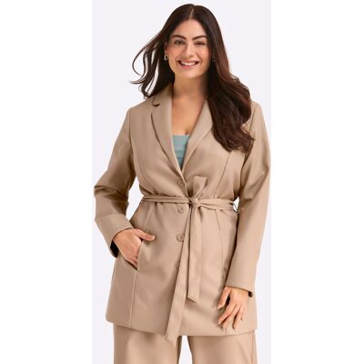 sheego Longjacke beige 52 female sheego Longjacke beige 52 female
