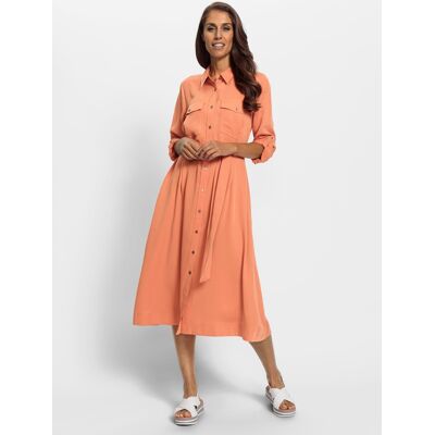 heine Webkleid papaya 36 female heine Webkleid papaya 36 female