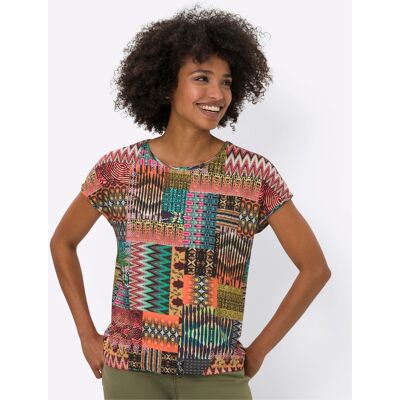 heine Print-Shirt terra-rot-bedruckt 36 female heine Print-Shirt terra-rot-bedruckt 36 female