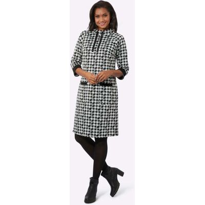 Witt Jerseykleid ecru-schwarz-gemustert 40 female Witt Jerseykleid ecru-schwarz-gemustert 40 female