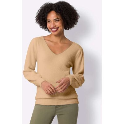 heine Langarm-Pullover camel 46 female heine Langarm-Pullover camel 46 female