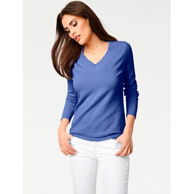 heine V-Ausschnitt-Pullover royalblau 44 female heine V-Ausschnitt-Pullover royalblau 44 female