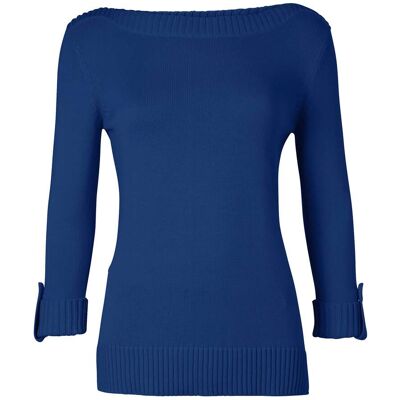 Witt 3/4-Arm-Pullover royalblau 40 female Witt 3/4-Arm-Pullover royalblau 40 female