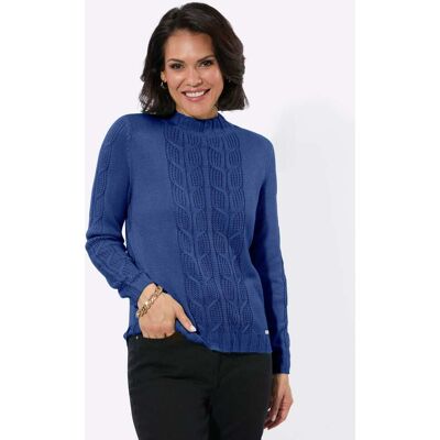 Witt Stehkragenpullover royalblau 54 female Witt Stehkragenpullover royalblau 54 female