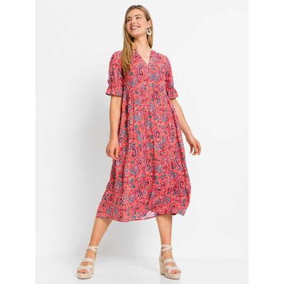 Witt Druckkleid koralle-aquamarin-bedruckt 40 female Witt Druckkleid koralle-aquamarin-bedruckt 40 female
