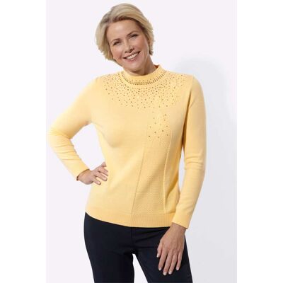 Witt Stehkragenpullover vanille 52 female Witt Stehkragenpullover vanille 52 female