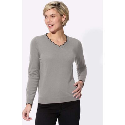 Witt V-Ausschnitt-Pullover steingrau 36 female Witt V-Ausschnitt-Pullover steingrau 36 female