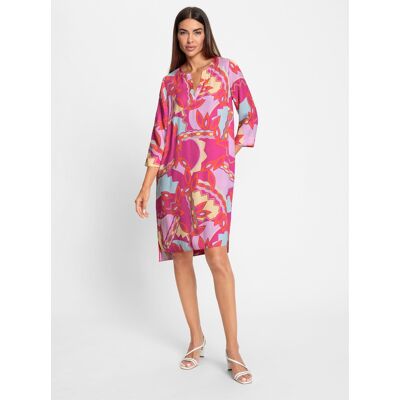 heine Druckkleid orange-fuchsia-bedruckt 46 female heine Druckkleid orange-fuchsia-bedruckt 46 female