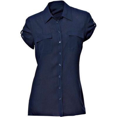 heine Kurzarm-Bluse marine 42 female heine Kurzarm-Bluse marine 42 female