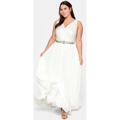 sheego Hochzeitskleid offwhite 44 female sheego Hochzeitskleid offwhite 44 female
