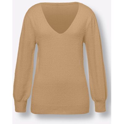 heine Langarm-Pullover camel 48 female heine Langarm-Pullover camel 48 female