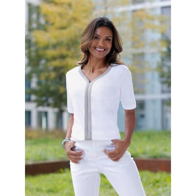 CLASSIC BASICS V-Ausschnitt Baumwoll-Shirt - Shirts CLASSIC BASICS V-Ausschnitt Baumwoll-Shirt - Shirts