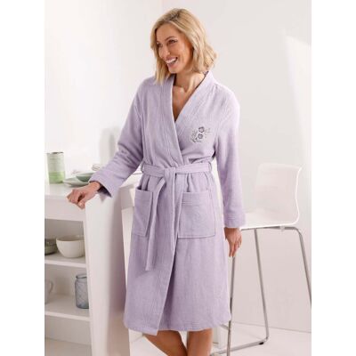 feel good Bademantel flieder 48/50 female feel good Bademantel flieder 48/50 female