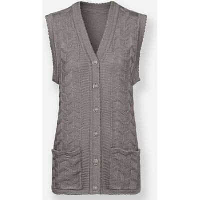 Witt Strickweste steingrau 40 female Witt Strickweste steingrau 40 female
