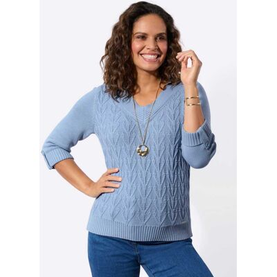 Witt Baumwollpullover bleu 38 female Witt Baumwollpullover bleu 38 female