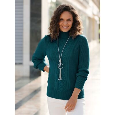 Witt Stehkragenpullover petrol 50 female Witt Stehkragenpullover petrol 50 female