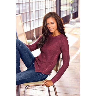 heine Strickpullover bordeaux 34 female heine Strickpullover bordeaux 34 female