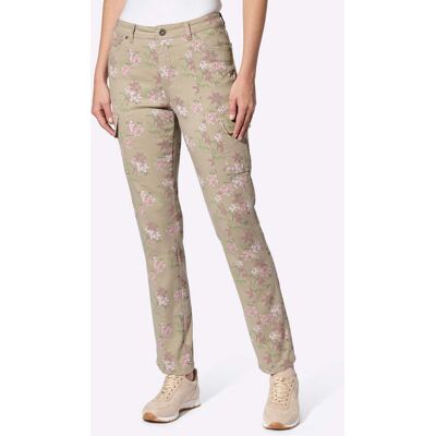 heine Druckhose sesam-altrosa-bedruckt 44 female heine Druckhose sesam-altrosa-bedruckt 44 female