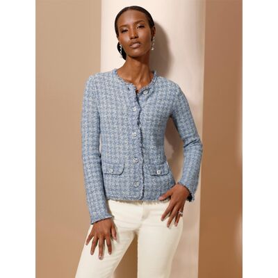 Witt Cardigan bleu-champagner-meliert 52 female Witt Cardigan bleu-champagner-meliert 52 female