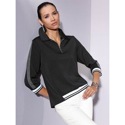 Witt Langarm-Poloshirt schwarz 46 female Witt Langarm-Poloshirt schwarz 46 female