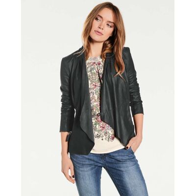 heine Lederjacke schwarz 40 female heine Lederjacke schwarz 40 female