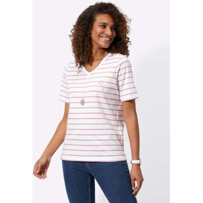 Witt Shirt orchidee-ecru-geringelt 50 female Witt Shirt orchidee-ecru-geringelt 50 female
